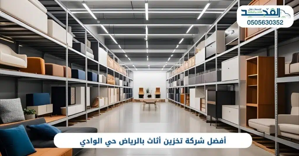 أفضل شركة تخزين أثاث بالرياض حي الوادي